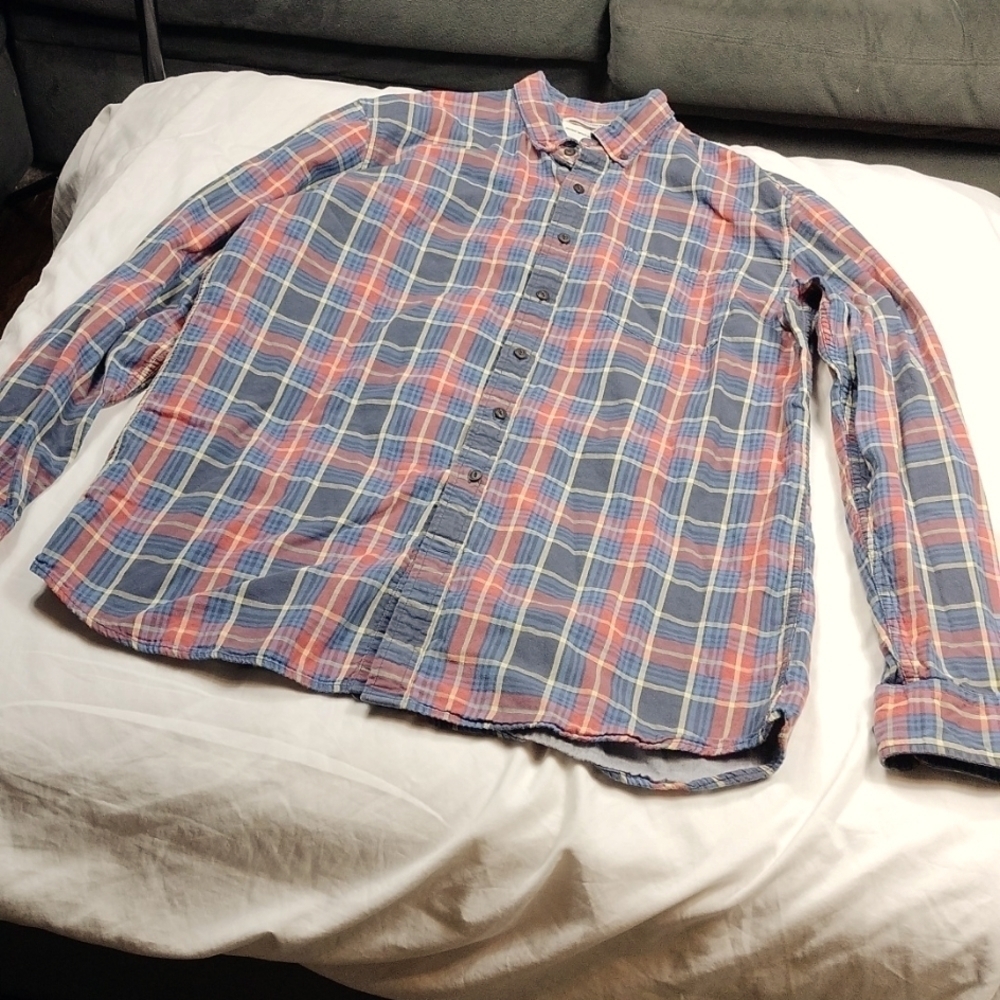 Good threads men's long sleeve button down shirt size XLT